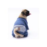 Pawstar Mavi Alabama Köpek Tulumu Köpek Kıyafeti Kedi Kıyafeti