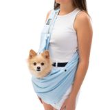 Pawstar Mavi Crossbody Küçük Irk Köpek Çapraz Taşıma Çantası