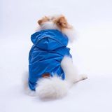 Pawstar Mavi Pluvia v25 Polarlı Su Geçirmez Küçük Irk Köpek Yağmurluğu