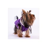 Pawstar Mor Railway Anorak Yelek Köpek Yeleği Köpek Kıyafeti Köpek Yağmurluk Mor L