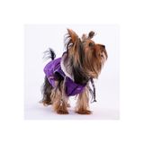 Pawstar Mor Railway Anorak Yelek Köpek Yeleği Köpek Kıyafeti Köpek Yağmurluk Mor XL