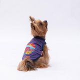 PawStar Mor The Sun T-Shirt Küçük Irk Köpek T-shirtü