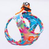 Pawstar Mosaic Air-mesh Göğüs Tasması Kedi Köpek Göğüs Tasması Mavi XL