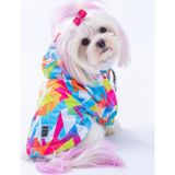 Pawstar Mosaic Polarlı Köpek Montu Köpek Yağmurluk Köpek Kıyafeti Köpek Elbisesi 2XL