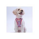 Pawstar Mushroom Air-mesh Göğüs Tasması Kedi Köpek Göğüs Tasması Mantar Desenli Köpek Tasması