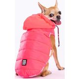 Pawstar Neon Fuşya Railway Anorak Yelek Köpek Yeleği M Köpek Kıyafeti Köpek Yağmurluk