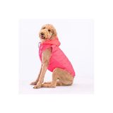 Pawstar Neon Fuşya Railway Orta ve Büyük Irklar İçin Anorak Köpek Yeleği Köpek Kıyafeti Köpek Yağmurluk