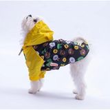 Pawstar Osaka Smile Polarlı Su Geçirmez Küçük Irk Köpek Yağmurluğu (2XL) (2XL)
