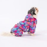 Pawstar Palmatum Polarlı Su Geçirmez Küçük Irk Köpek Yağmurluk Tulum - L
