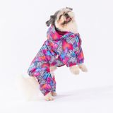 Pawstar Palmatum Polarlı Su Geçirmez Küçük Irk Köpek Yağmurluk Tulum