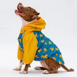Pawstar Pekin Polarlı Su Geçirmez Orta-Büyük Irk Köpek Yağmurluğu (4XL)