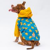 Pawstar Pekin Polarlı Su Geçirmez Orta-Büyük Irk Köpek Yağmurluğu (7XL)