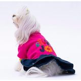Pawstar Pembe Santa Rosa Kedi ve Küçük Irk Köpek Elbisesi (2XL)
