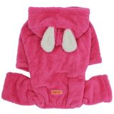 Pawstar Pembe Tapeti Peluş Küçük Irk Köpek Tulumu (6,5 kg-11 kg arasına uygun bedenlerde) (XL)