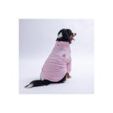 Pawstar Pembe Teddywood Orta-Büyük Irk için Ayıcık Nakışlı Esnek Sıcak Tutan Köpek Sweati Köpek Kıyafeti
