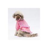 Pawstar Pembe Victoria Köpek Mont Köpek Yağmurluk Köpek Kıyafeti Köpek Elbisesi