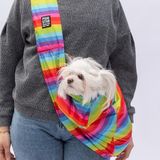 Pawstar Peru Crossbody Küçük Irk Köpek Çapraz Taşıma Çantası - Çok Renkli