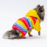 Pawstar Peru Polarlı Su Geçirmez Küçük Irk Köpek Yağmurluk Tulum - L
