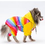 Pawstar Peru Polarlı Su Geçirmez Küçük Irk Köpek Yağmurluk Tulum - M