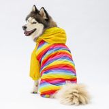 Pawstar Peru Polarlı Su Geçirmez Orta-Büyük Irk Köpek Yağmurluk Tulum (3XL)