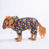 Pawstar Plumis Fileli Su Geçirmez Küçük Irk Köpek Yağmurluk Tulum (M)