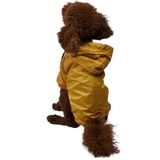 Pawstar Pluvia İçi Polar Küçük Irk Köpek Yağmurluğu Sarı (X-Large)