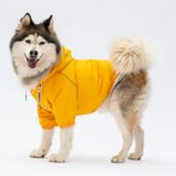 Pawstar Pluvia İçi Polar Orta-Büyük Irk Köpek Yağmurluğu Sarı (4XL)