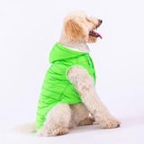 Pawstar Railway Neon Green Su İtici Orta-Büyük Irk Köpek Yelek Yağmurluk (4XL)