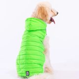 Pawstar Railway Neon Green Su İtici Orta-Büyük Irk Köpek Yelek Yağmurluk