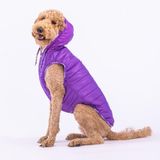 Pawstar Railway Purple Su İtici Orta-Büyük Irk Köpek Yelek Yağmurluk (4XL)