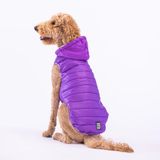 Pawstar Railway Purple Su İtici Orta-Büyük Irk Köpek Yelek Yağmurluk (5XL)