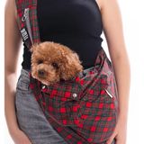 Pawstar Red Elgin Paws Crossbody Küçük Irk Köpek Çapraz Taşıma Çantası