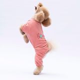 Pawstar Rose Bonjour Kadife Küçük Irk Köpek Tulumu - M