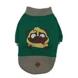 Pawstar S Yeşil Pug Sweat Kedi Köpek Sweat Kedi Köpek Kıyafeti