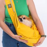 Pawstar Sarı Crossbody Küçük Irk Köpek Çapraz Taşıma Çantası cok-renkli