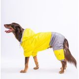 Pawstar Sarı Gri Bicolor Orta ve Büyük Irk Köpek Tulum Yağmurluğu - 5XL