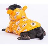 Pawstar Sarı Teddy Peluşlu Su Itici Küçük Irk Köpek Yağmurluğu - M