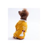 Pawstar Sarı What The Duck Kedi Köpek Pijaması - Kedi Köpek Tulumu - Kedi Köpek Kıyafeti