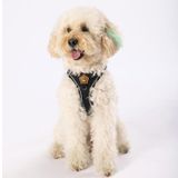 Pawstar Siyah Air-Mesh Göğüs Tasması Kedi Köpek Göğüs Tasması 3xs