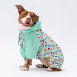 Pawstar Tokyo Polarlı Su Geçirmez Orta-Büyük Irk Köpek Yağmurluk Tulum (6XL)