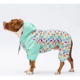Pawstar Tokyo Polarlı Su Geçirmez Orta-büyük Irk Köpek Yağmurluk Tulum