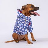 Pawstar Tonitruum Fileli Su Geçirmez Orta-Büyük Irk Köpek Yağmurluğu - 4XL