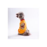Pawstar Turuncu Donut Teddy Tişört Kedi Köpek Tişörtü-Kedi Köpek Kıyafeti