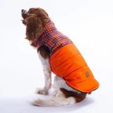 Pawstar Turuncu Elgin Paws Su İtici Küçük Irk Köpek Puf Yelek Yağmurluk