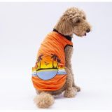 Pawstar Turuncu Sunrise Büyük Köpek Tişörtü - Köpek Kıyafeti (15 Kg-45 Kg) 3xl