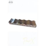 PawX Dalgalı Karton Kedi Tırmalama Tahtası 44 x 11 x 4 cm – Kedi Nanesi Hediyeli