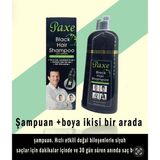 Paxe Black Hair Shampoo Beyaz Kapatıcı Şampuan Siyah Renk 400 ml Büyük Boy