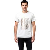 PayBuy Erkek Aile Değerleri Baskılı Tişört Korucu Baba Kahraman Yazısı Vintage Tasarım Günlük Rahat Modern - Beyaz - 2XL