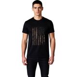 PayBuy Erkek Aile Değerleri Baskılı Tişört Korucu Baba Kahraman Yazısı Vintage Tasarım Günlük Rahat Modern - Siyah - 2XL