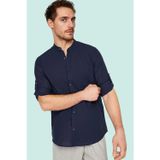 PayBuy Erkek Basic Slim Fit Hakim Yaka Pamuklu Günlük Gömlek Hafta Sonu Yaz Aylarının Vazgeçilmezi